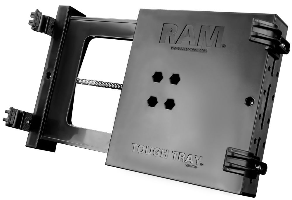 RAM Universal No-Drill Car/Truck Seat Track Mount for Larger Laptops  10″-16″ – Fetter Aviation